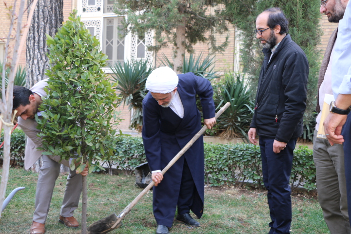 'گرامیداشت «روز درخت‌کاری» در مؤسسه پژوهشی حکمت و فلسفه ایران