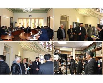 بازدید شهردار محترم منطقه ‌11 تهران از مؤسسه پژوهشی حکمت و فلسفه ایران با هدف تو...